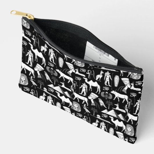 Pochette À Accessoires Ancient Egypt Hieroglyphic Symbol Pattern      (Ouvrir)