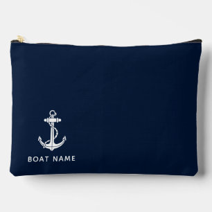 Pochette À Accessoires Ancre nautique Blue Boat Custom Cruise Swag