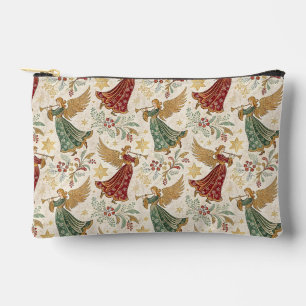 Pochette À Accessoires Anges de Noël Vintage