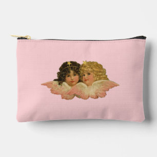 Pochette À Accessoires Anges victoriens rose tendre