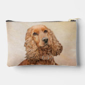 Pochette À Accessoires Anglais Cocker Spaniel Painting Original Chien Art