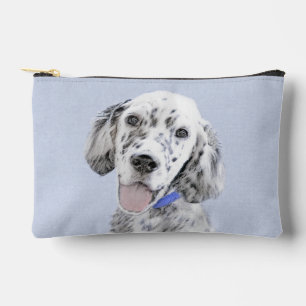 Pochette À Accessoires Anglais Setter Blue Belton Peinture chien animal d