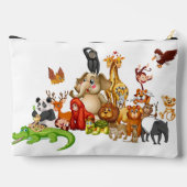 Pochette À Accessoires Animaux personnalisés de l'enfant (Verso)