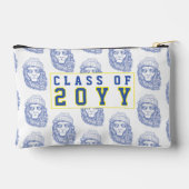 Pochette À Accessoires Année d'obtention du diplôme de l'école de mascott (Verso)