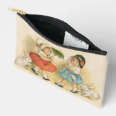 Pochette À Accessoires Antique Enfants Rabat Art de Pâques (Ouvrir)