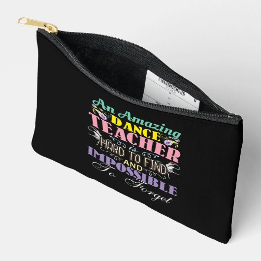 Pochette À Accessoires Appréciation de l'enseignant de ballet - Citation  (Ouvrir)