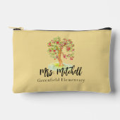 Pochette À Accessoires Appréciation de l'enseignant Merci Aquarelle moder (Recto)