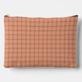 Pochette À Accessoires Apricot White Plaid Classic Pattern Retro (Recto)