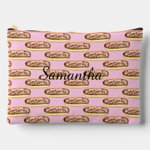 Pochette À Accessoires Aquarelle au chocolat Eclair Donuts