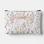 Pochette À Accessoires Aquarelle Brown Florale (Recto)