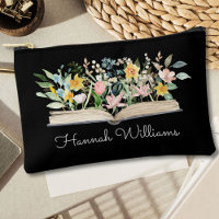 Aquarelle customisée Open Book Flowers Floral