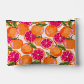 Pochette À Accessoires Aquarelle de pamplemousse (Verso)