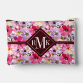 Pochette À Accessoires Aquarelle d'été motif floral (Verso)