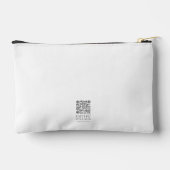 Pochette À Accessoires Aquarelle Fleurs Écriture Verse Personnalisé (Verso)