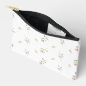 Pochette À Accessoires aquarelle florale rustique (Ouvrir)