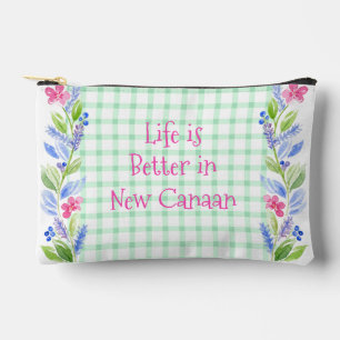 Pochette À Accessoires Aquarelle Florale Vérifier la vie est mieux votre