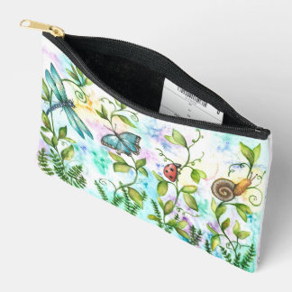 Pochette À Accessoires Aquarelle Insects Pouch - Papillon, libellule...