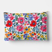 Pochette À Accessoires Aquarelle Motif Floral (Verso)