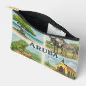 Pochette À Accessoires Aquarelle multivu d'Aruba (Ouvrir)