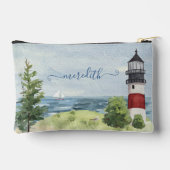 Pochette À Accessoires Aquarelle Phare Côtier Nom de la scène (Verso)