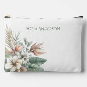 Pochette À Accessoires Aquarelle Tropical Elégance-Pastel