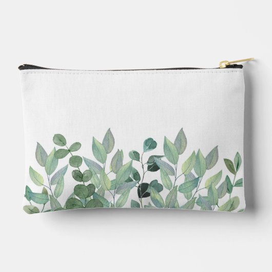 Pochette À Accessoires Aquarelle Verdure Éucalyptus Branches (Verso)