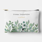 Pochette À Accessoires Aquarelle Verdure Éucalyptus Branches (Recto)