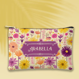 Pochette À Accessoires Arabella en cascade moderne modèle floral