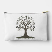 🌳 Pochette à Accessoires Arbre de Vie Vert pâle (Verso)