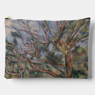 Pochette À Accessoires Arbres et Route, Paysage Post-Impressionniste
