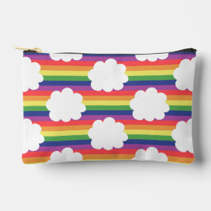 Pochette À Accessoires Arc-en-ciel avec nuages