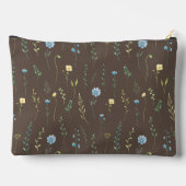 Pochette À Accessoires Arc-en-ciel floral bohème (Verso)
