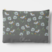 Pochette À Accessoires Arc-en-ciel floral bohème (Recto)