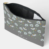 Pochette À Accessoires Arc-en-ciel floral bohème (Ouvrir)