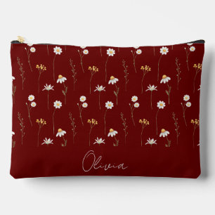 Pochette À Accessoires Arc-en-ciel floral Boho