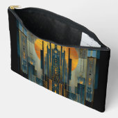 Pochette À Accessoires Architecture Déco La Nuit (Ouvrir)