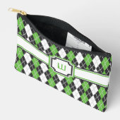 Pochette À Accessoires Argyle Rétro (Ouvrir)