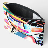 Pochette À Accessoires Art Abstrait coloré (Ouvrir)