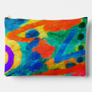 Pochette À Accessoires Art Abstrait coloré