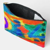 Pochette À Accessoires Art Abstrait coloré (Ouvrir)