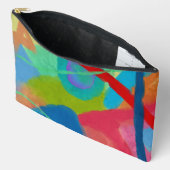 Pochette À Accessoires Art Abstrait coloré (Ouvrir)