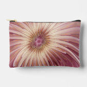 Pochette À Accessoires Art Abstrait Fractal Fleur & Tons de Bourgogne (Recto)