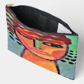 Pochette À Accessoires Art Abstrait original (Ouvrir)