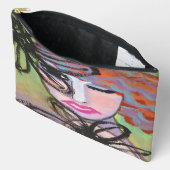 Pochette À Accessoires Art Abstrait original (Ouvrir)