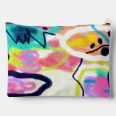 Pochette À Accessoires Art abstrait original (Verso)
