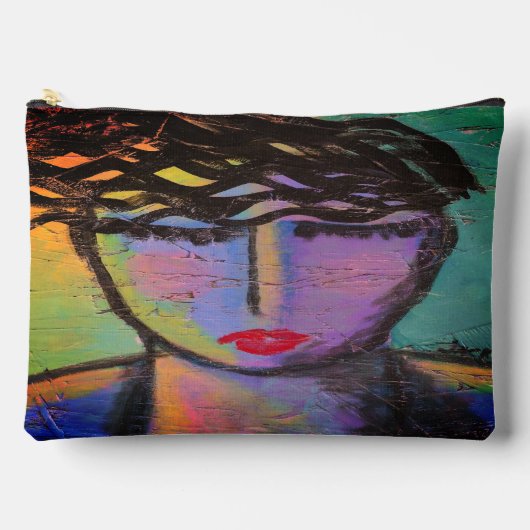 Pochette À Accessoires Art Abstrait original (Recto)