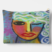 Pochette À Accessoires Art Abstrait original (Verso)