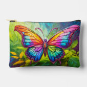 Pochette À Accessoires Art créatif vibrant papillon (Recto)