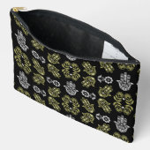 Pochette À Accessoires Art de protection de la main Hamsa (Ouvrir)