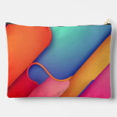 Pochette À Accessoires Art moderne, Dplis de couleurs (Verso)